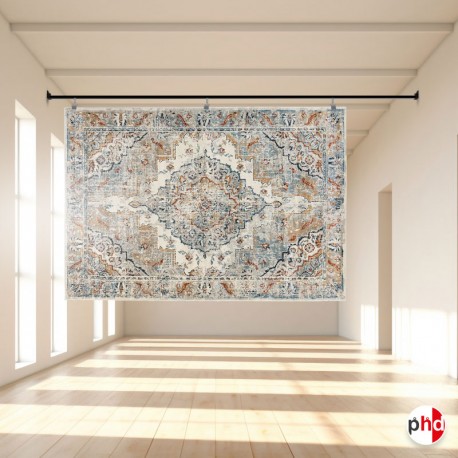 Picture Hanging Room Divider (Middle-Of-Room Display, Opposite Wall-to-Wall Picture Rail)