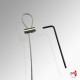 Wall-to-Wall Gallery Rail System (Picture Hanging Between Walls, Middle-Of-Room Art Display Kit)
