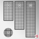 Rod Suspended Grid Mesh Panel Kit (Ceiling Hanging Gridwall Display)