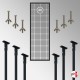Rod Suspended Grid Mesh Panel Kit (Ceiling Hanging Gridwall Display)