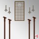 Rod Suspended Grid Mesh Panel Kit (Ceiling Hanging Gridwall Display)