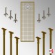 Rod Suspended Grid Mesh Panel Kit (Ceiling Hanging Gridwall Display)
