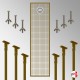 Rod Suspended Grid Mesh Panel Kit (Ceiling Hanging Gridwall Display)