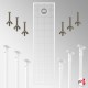 Rod Suspended Grid Mesh Panel Kit (Ceiling Hanging Gridwall Display)