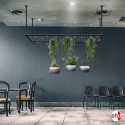 Rod Suspended Grid Mesh Panel Kit (Ceiling Hanging Gridwall Display)
