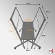 Standard Print Browser, Folding Poster V-Rack (Metal)