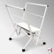 Standard Print Browser, Folding Poster V-Rack (Metal)
