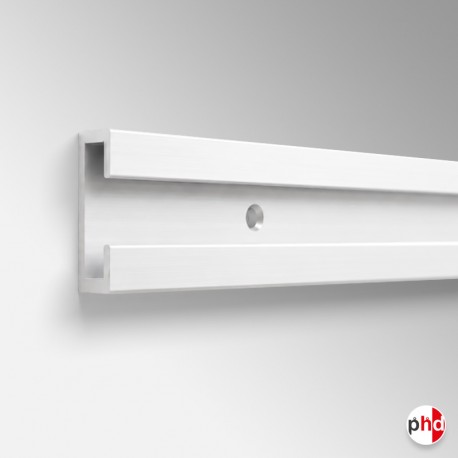 Plasterboard Picture Rail, Heavy-Duty (Invisible Gallery Rail, 2m & 3m Length)