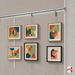 Plasterboard Picture Rail, Heavy-Duty (Invisible Gallery Rail, 2m & 3m Length)