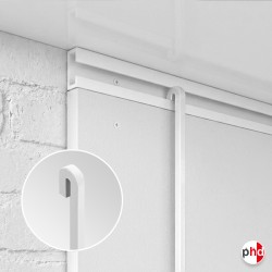 Plasterboard Rail Hanging Rod, Heavy-Duty (U-Top Picture Rod, 1m to 3m Length)