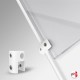 A1 Ceiling Rod Display System (Complete Ceiling Fittings & Poster Pocket Set, Portrait & Landscape)