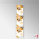 A3 Ceiling Rod Display System (Complete Ceiling Fittings & Poster Pocket Set, Portrait & Landscape)