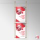 A4 Ready-made Rod Set, Ceiling Fittings & Poster Pockets (Portrait & Landscape)