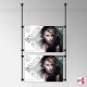 A4 Ready-made Rod Set, Ceiling Fittings & Poster Pockets (Portrait & Landscape)