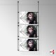 A4 Ready-made Rod Set, Ceiling Fittings & Poster Pockets (Portrait & Landscape)