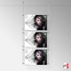 A4 Ready-made Rod Set, Ceiling Fittings & Poster Pockets (Portrait & Landscape)