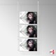 A4 Ready-made Rod Set, Ceiling Fittings & Poster Pockets (Portrait & Landscape)