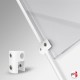 Ceiling-to-Floor Rod Display System, A4 & A3 (Complete Rod Fittings & Poster Pocket Set, Portrait & Landscape)
