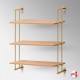 Wall-to-Wall Rod Display Wooden Shelf Kit (Rod Fittings Only, No Shelves!)