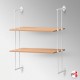 Wall-to-Wall Rod Display Wooden Shelf Kit (Rod Fittings Only, No Shelves!)