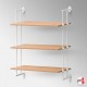 Wall-to-Wall Rod Display Wooden Shelf Kit (Rod Fittings Only, No Shelves!)