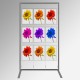 Display Panel Stand A3, Silver (x9)