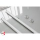 Suction Cup Metal Poster Hangers Set, Aluminium Strips & Hanging Hooks Kit (White, Black, Silver)