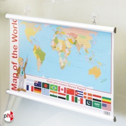 and Maps Clear Clear Signs goKelvin 36" Hanging Rails for Posters 