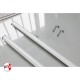 Moulding Hook Metal Poster Hangers Set, Aluminium Strips & Dado Hooks Kit (White, Black, Silver)
