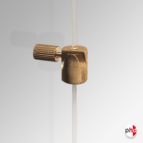 Cylinder Hook Brass (Pack of 10), 10kg Picture Hanger