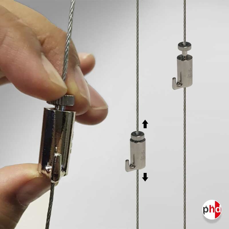 Adjustable Perlon & Cable Hooks