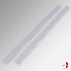 Poster Hangers, Clear Strips x2 for Drawings, Maps, Graphics (A4 to A0 + B Sizes / Transparent)