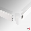 Corner Connector, for Clip Rail Picture Hanging Track (Installation Fitting)