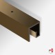 P Rail Track, 2m & 3m Strong & Discreet Ceiling Picture Rail (80kg Capacity)