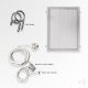 A4 LED Light Pocket, Ceiling to Floor Display Kit (Complete System)