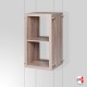Boss Wood Shelf Support Single, Chrome Finish (Wooden Shelving on Cables)