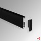 Curtain Hanging Rail, 2m & 3m White Silver Black (Wall & Ceiling Track Only)