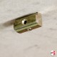 Curtain Rail Mounting Block, Brass Fitting (Wall & Ceiling Installation)