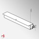 U Rail Lighting Track, 2m & 3m Length (Ceiling Picture Rail Only)