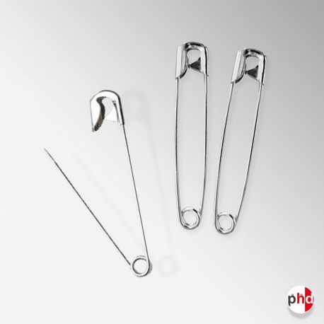 XL Safety Pins, Extra Large (Pack of 12)