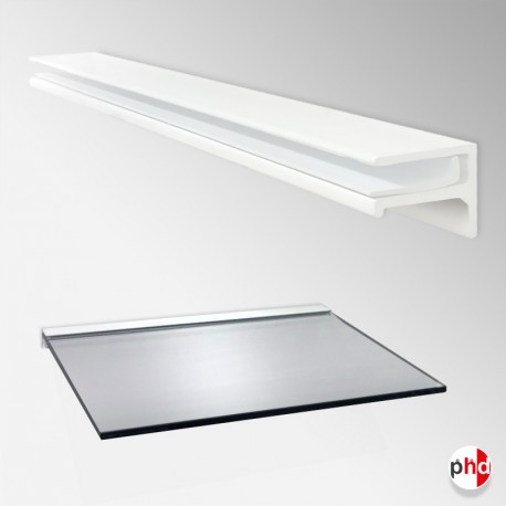 Duraline Shelf Carrier Shelf Clip Holder Glass Holder Shelf Holder Glass Floor Carrier 
