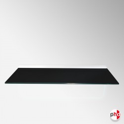 Black Color Floating Glass Shelf, All Surfaces (6mm Shelving Board)