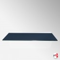 Blue Steel Color Floating Glass Shelf, All Surfaces (6mm Shelving Board)