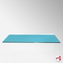 Ocean Blue Color Floating Glass Shelf, All Surfaces (6mm Shelving Board)
