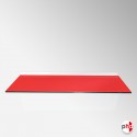 Red Color Floating Glass Shelf, All Surfaces (6mm Shelving Board)