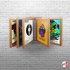 Wooden Wall Print Browser, Book Style Poster Display