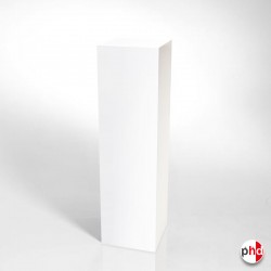 Display Plinth, White (Wood), Standard