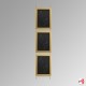 Wall-to-Wall Hanging GOLD Frame Chalkboard Kit (All Gold Cables)