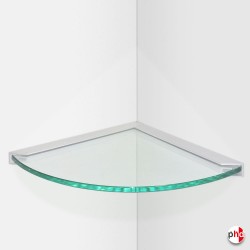 Glass Corner Shelf (Straight & Curved)