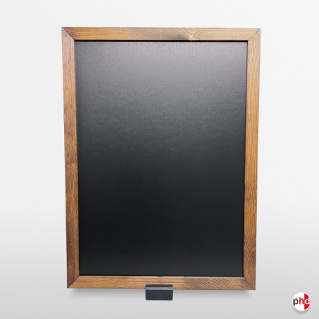 Wooden Framed Chalkboard With Black Easel (A2 & A1 Frame)